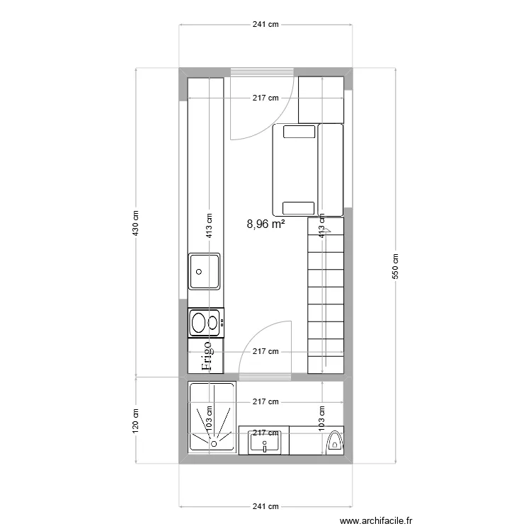 Tiny House FINAL Rez-de-chauss&eacute;e. Plan de 
