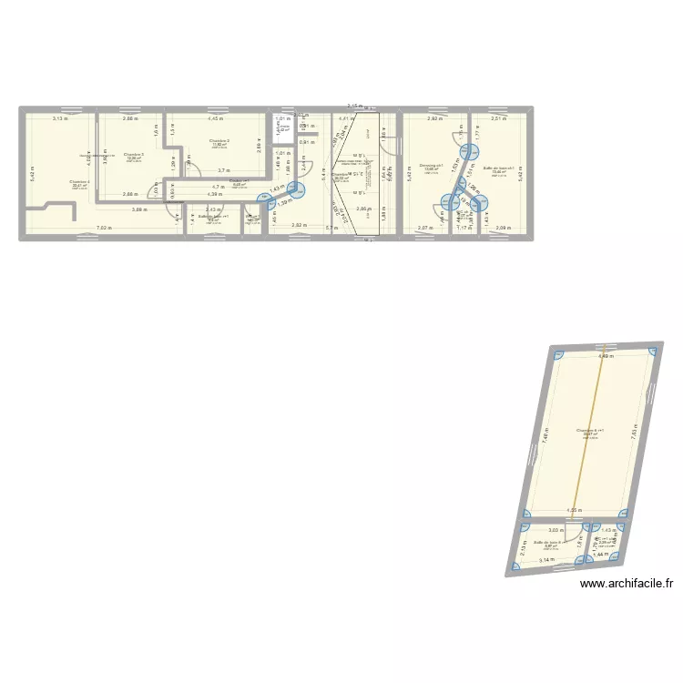 HENNI. Plan de 33 et 519 m² HENNI. Plan de 33 et 519 m²
