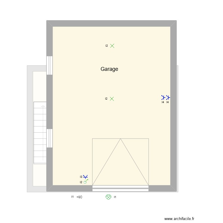 Installation-Fabian. Plan de 22 pièces et 266 m2