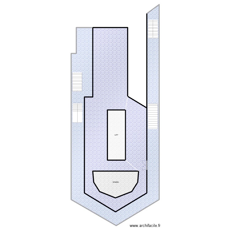 Implant Sphinx Observatory Lower Floor Rep Public 1. Plan de 4 pièces et 720 m2