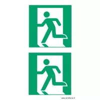 Sortie de secours gauche