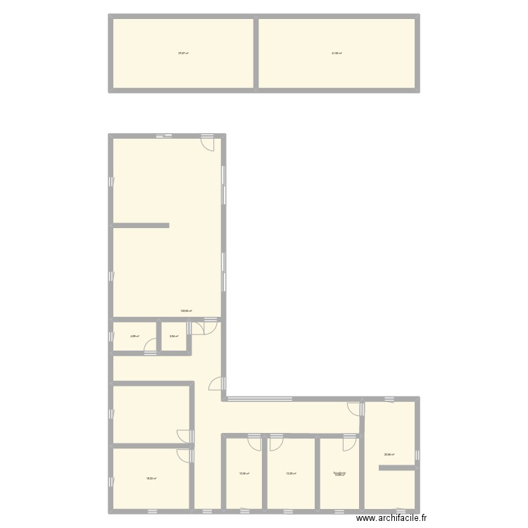 Casa Andre Mathilde. Plan de 10 pièces et 296 m2