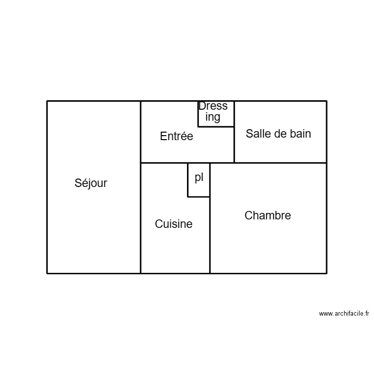 QUIMPER CORNIC  MAURICE DENIS. Plan de 7 pièces et 21 m2