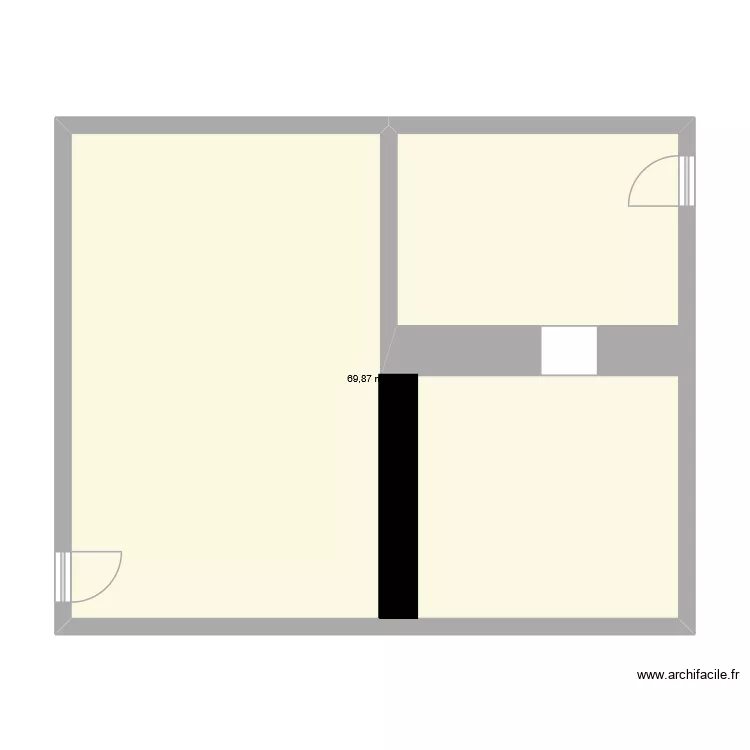 LOCAL MOTO BASSECOURT. Plan de 1 et 70 m² LOCAL MOTO BASSECOURT. Plan de 1 et 70 m²