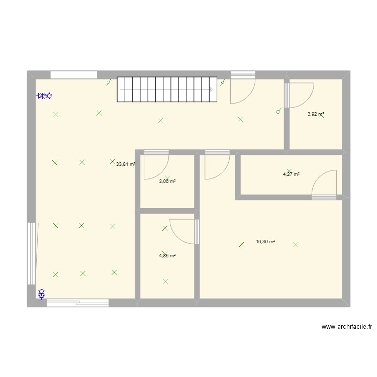 école. Plan de 0 pièce et 0 m2