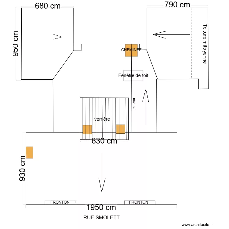 PLAN TOITURE MAGGUY. Plan de 