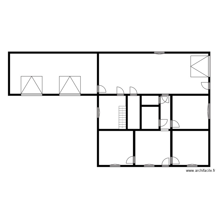 PAYSANT. Plan de 12 pièces et 289 m2