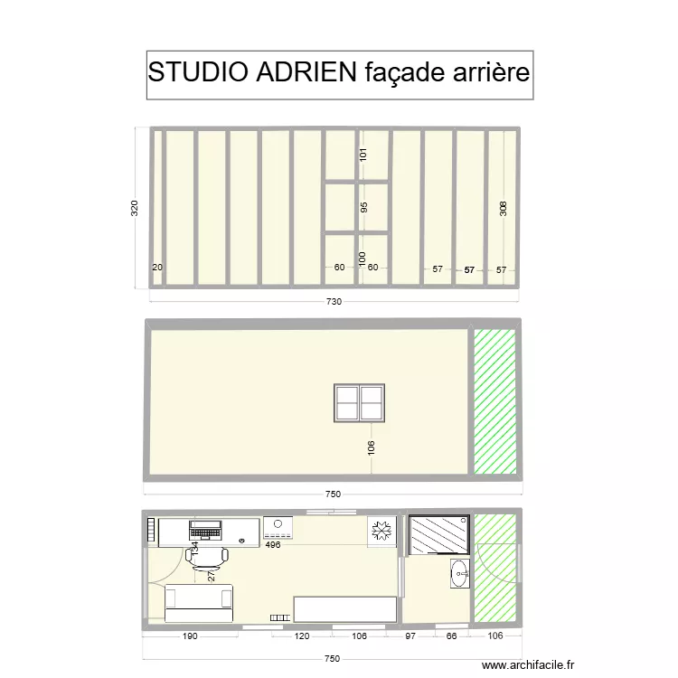 Cottage Adrien2. Plan de Cottage Adrien2. Plan de
