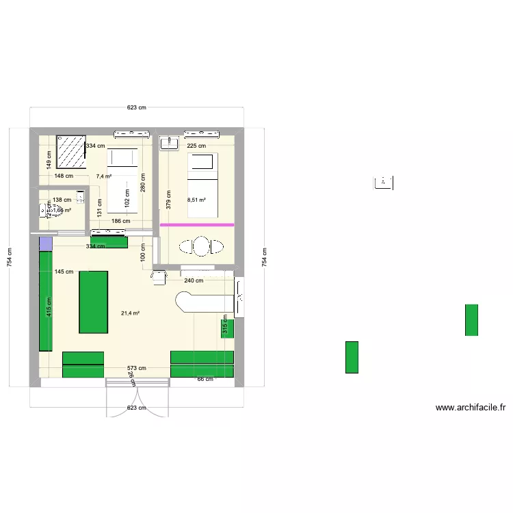 AHAVA 18-12. Plan de 