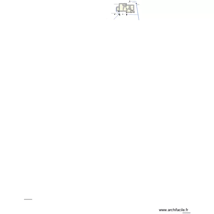 Plan  R&eacute;seau Eaux Pluviales. Plan de 3 pièces et 97 m²