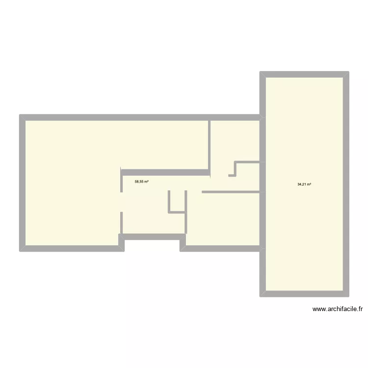 Eddy bas. Plan de 2  et 93 m²