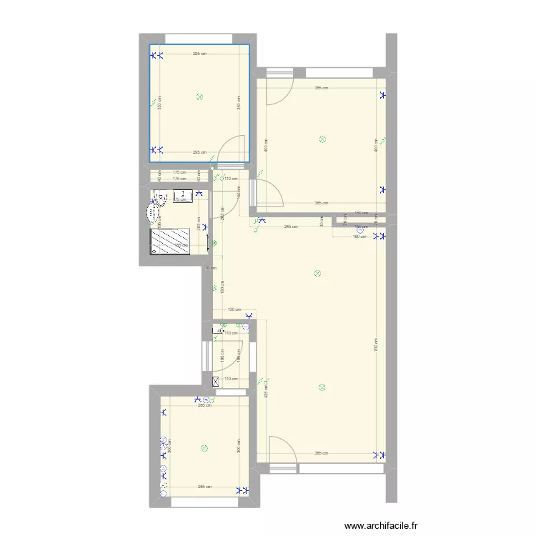 Plan Appartement MLZ. Plan de Plan Appartement MLZ. Plan de