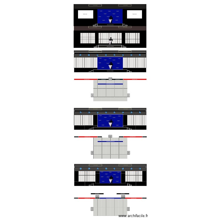 vue de face Ampersand v4. Plan de 0 pièce et 0 m2