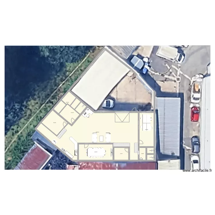 wh e. Plan de 10  et 226 m²