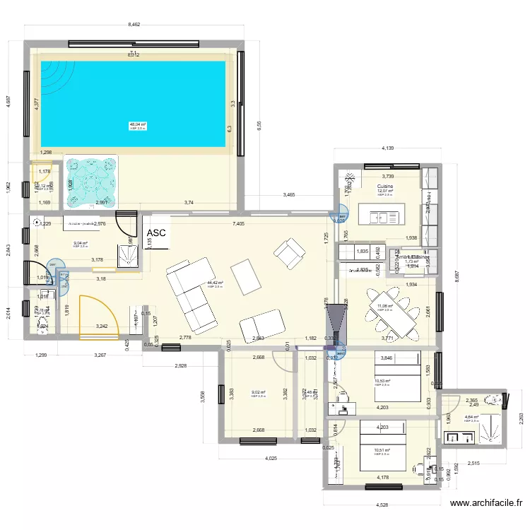 NathalieSOULAINE - La bien Batie 6-5. Plan de 20  et 342 m²