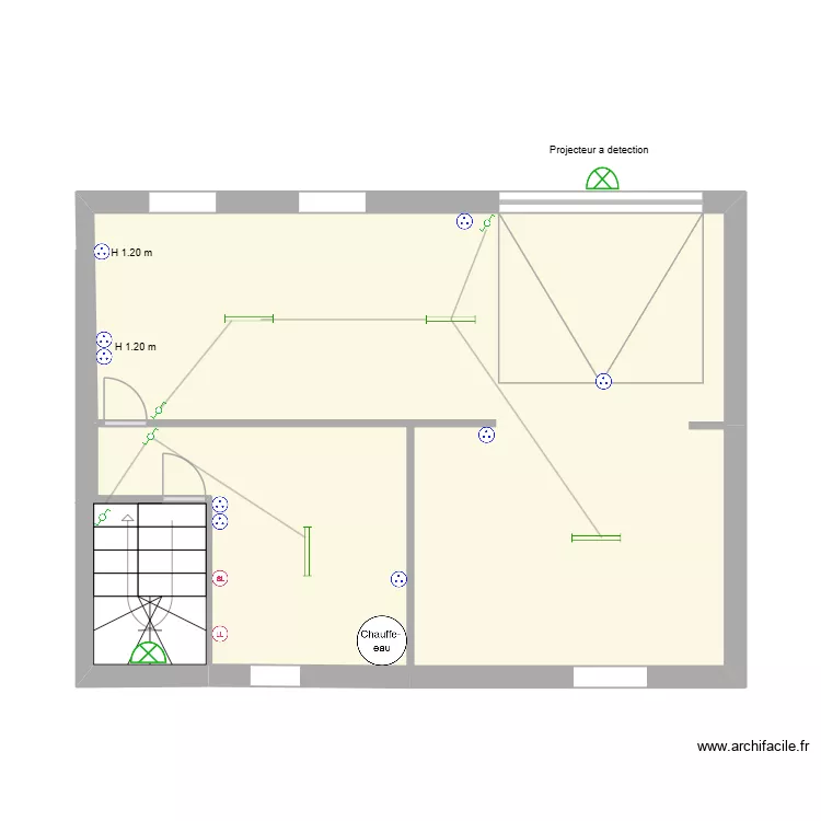 Thomas s/sol implantation 2. Plan de 2 et 36 m² Thomas s/sol implantation 2. Plan de 2 et 36 m²