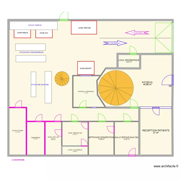 PLAN CLOISON + + 25 09 2024. Plan de 