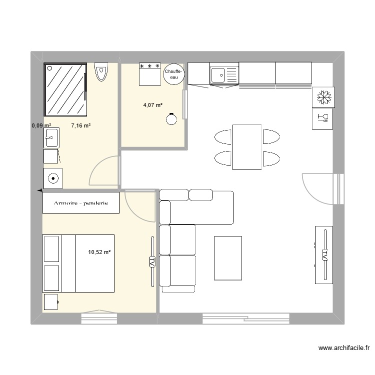 appt didier. Plan de 0 pièce et 0 m2