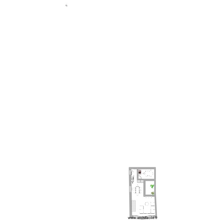 asilah Maison Bleue 1er Etage. Plan de 0 pièce et 0 m2