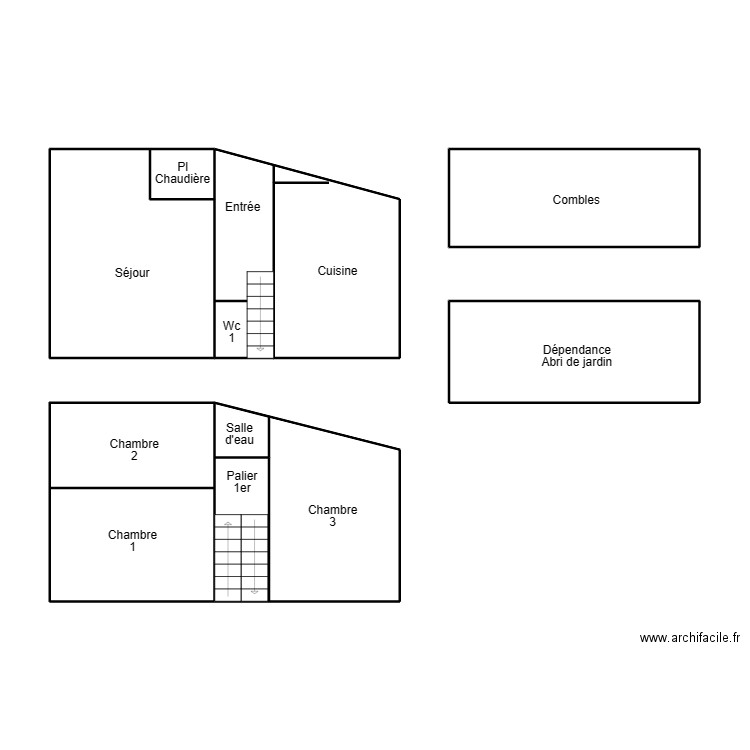 LEGUILVINEC NEWSTEAD. Plan de 10 pièces et 73 m2