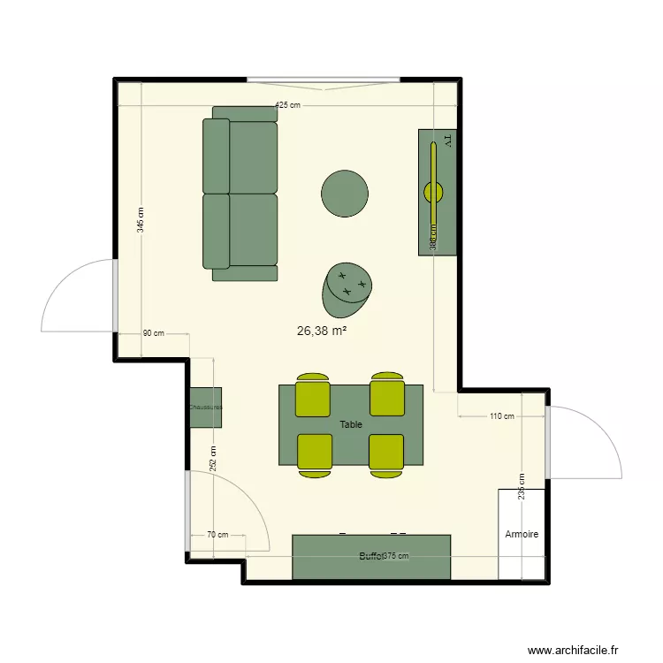 Salon. Plan de Salon. Plan de