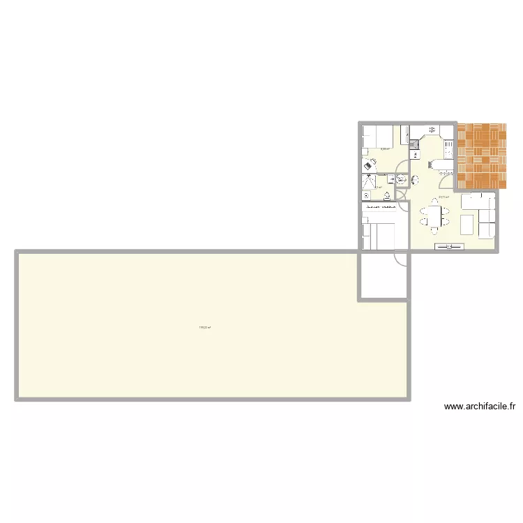 Plan petite maison. Plan de 5  et 241 m²