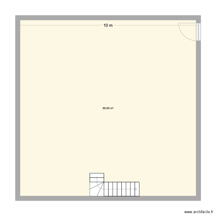 plan ecuador rdc. Plan de 1 pièce et 100 m2