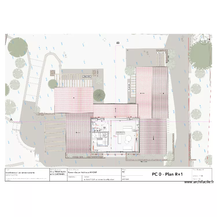 PLAN PLOMBERIE R+1. Plan de 