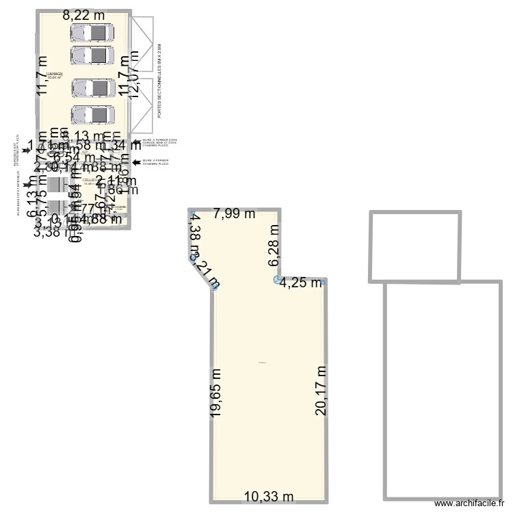 GARAGE VERSION 2. Plan de 0 pièce et 0 m2