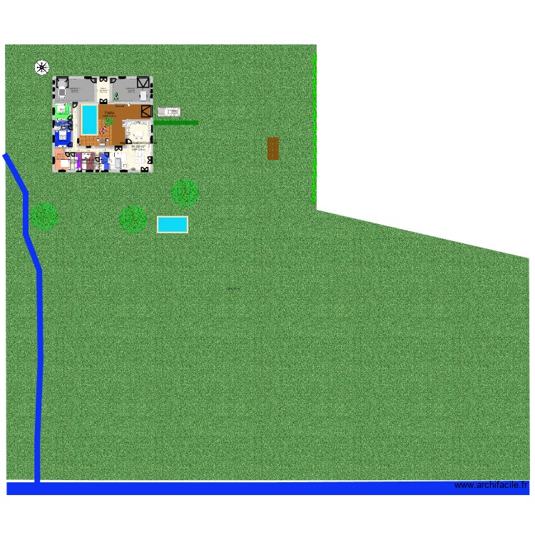 champagnac 3. Plan de 0 pièce et 0 m2