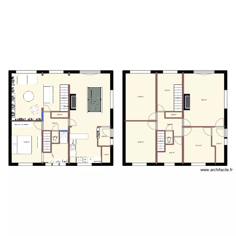 rogue/plart. Plan de 22 pièces et 164 m² rogue/plart. Plan de 22 pièces et 164 m²