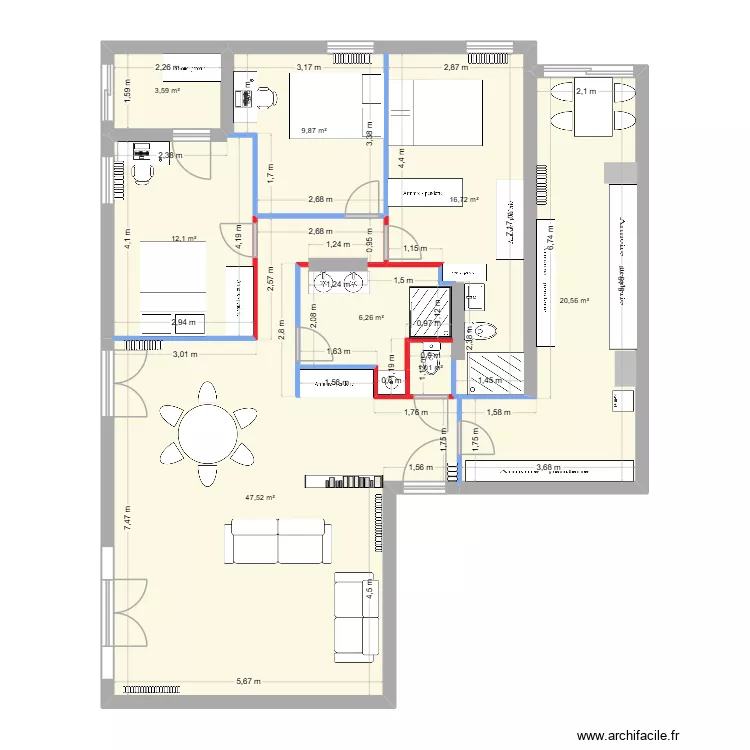GOUNON nouveau. Plan de 8 et 118 m² GOUNON nouveau. Plan de 8 et 118 m²