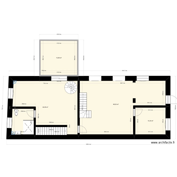 FADEL Niveau 2_MAJ 15 01 2024. Plan de 4 pièces et 115 m2