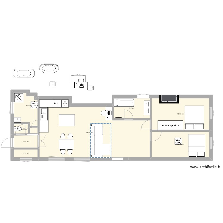 plan capucins 5. Plan de 0 pièce et 0 m2