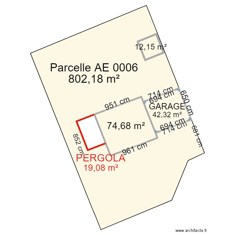 DP2. Plan de 0 pièce et 0 m2