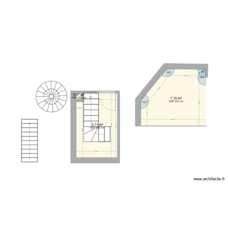Escalier Grenier. Plan de Escalier Grenier. Plan de