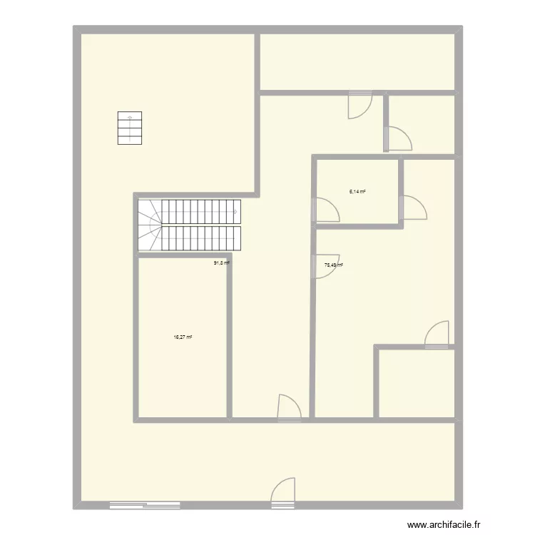 RDC lilium. Plan de 4  et 190 m²
