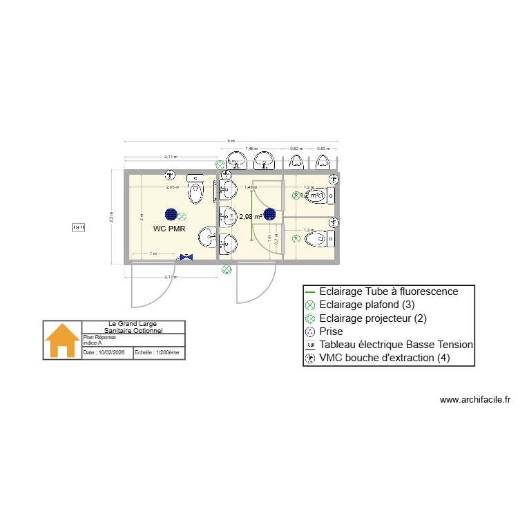 Savine le lac Sanitaire Optionnel. Plan de 0 pièce et 0 m2