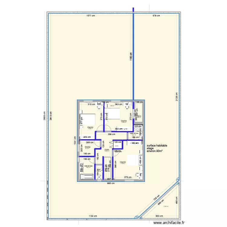 terrain villelongue dim ok maison 1. Plan de 