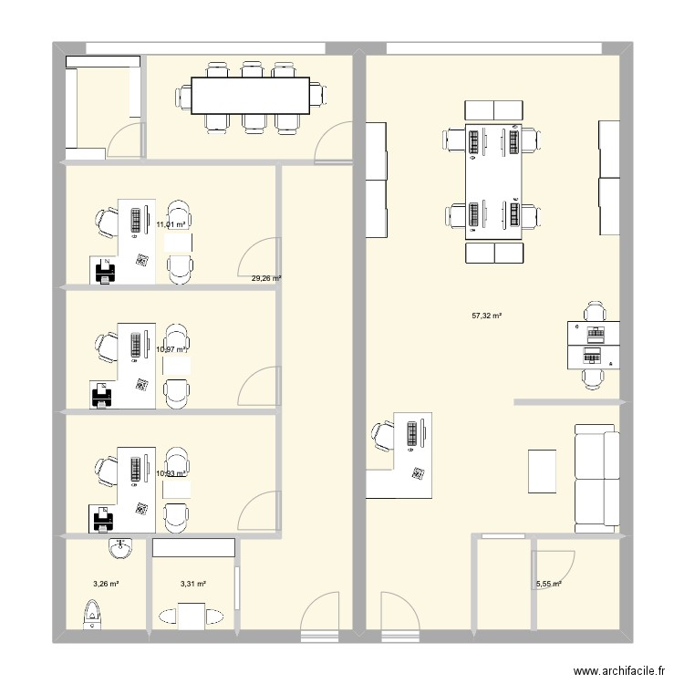 bureau administration + TRANSIT. Plan de 0 pièce et 0 m2