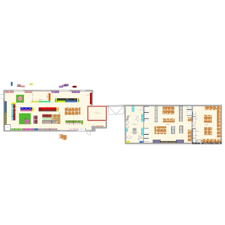 port a binson. Plan de 5 pièces et 464 m2