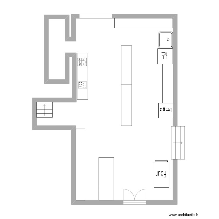 traiteur. Plan de 0 pièce et 0 m2
