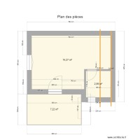 Studio plan des pièces nues 3