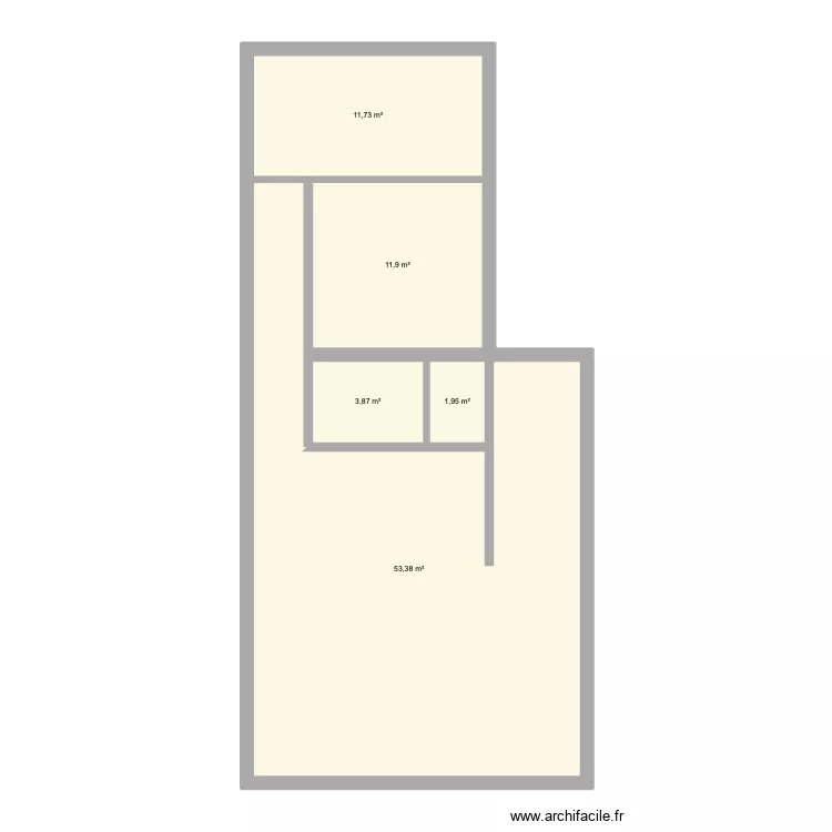 Gite. Plan de 5 et 83 m² Gite. Plan de 5 et 83 m²