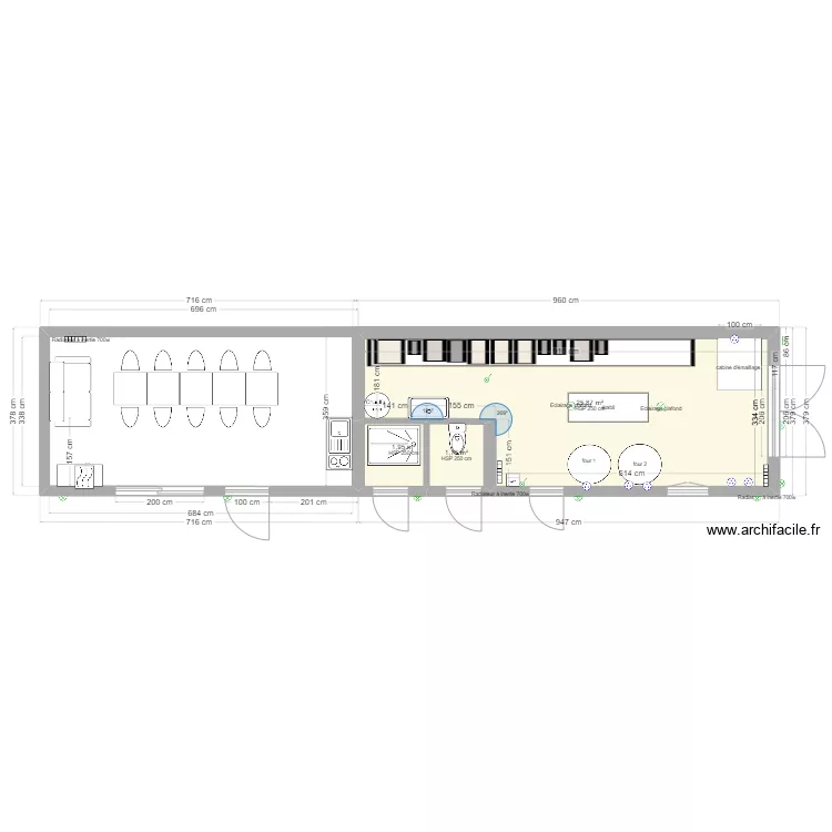 ATELIER SOPHIE projet 2. Plan de 