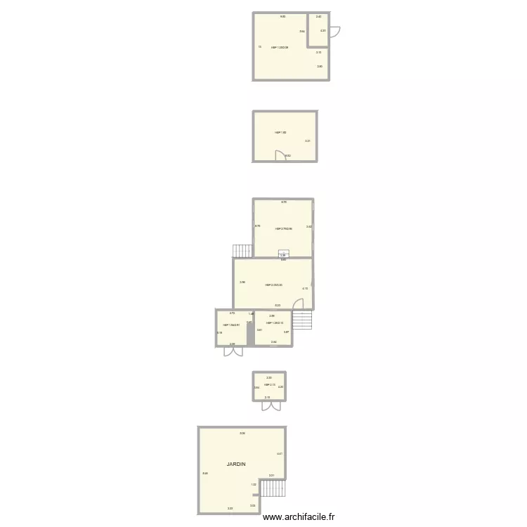 SENECHAS. Plan de 10  et 149 m²