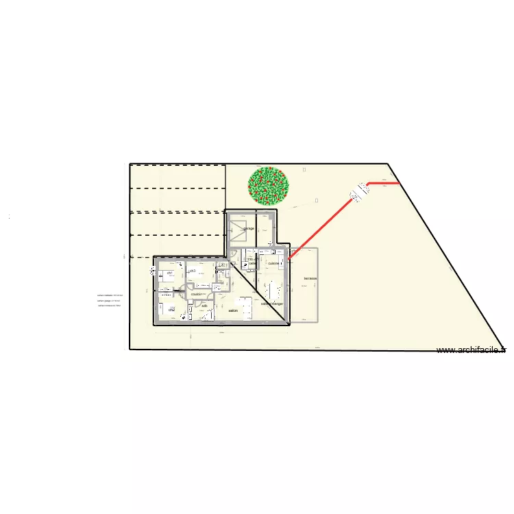 villa essaie avec depot final agencement 5. Plan de 24  et 999 m²