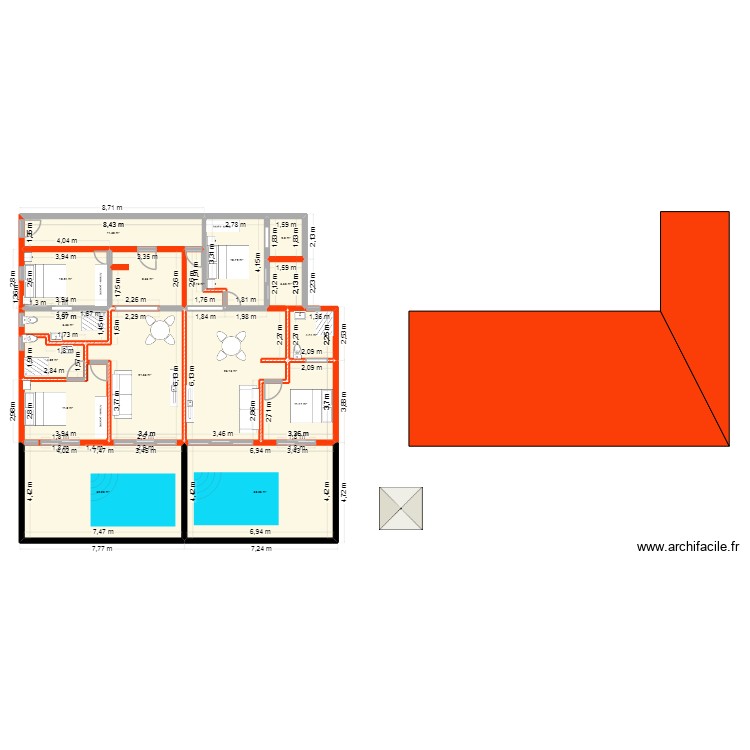 project 3. Plan de 0 pièce et 0 m2