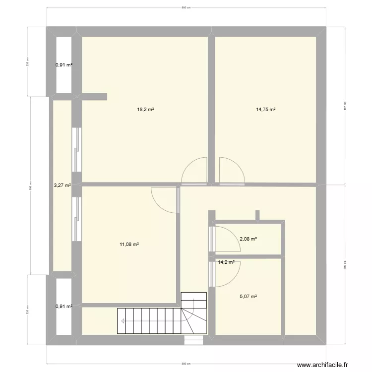 PCO-VA-ETAGE. Plan de 
