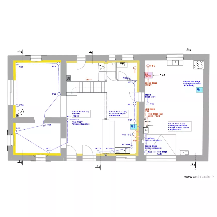 RDC_Electricit&eacute;_Prise_V2. Plan de 